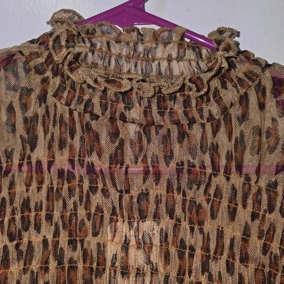 FREE PEOPLE Hello There Top / Leopard Combo NWT Size XS - Picture 7 of 12